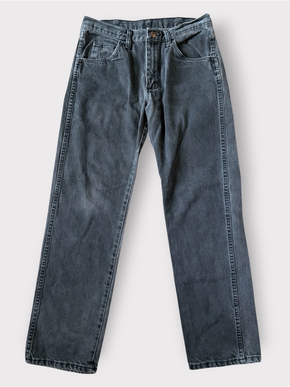 Rustler Relaxed Fit Black Mens Jeans